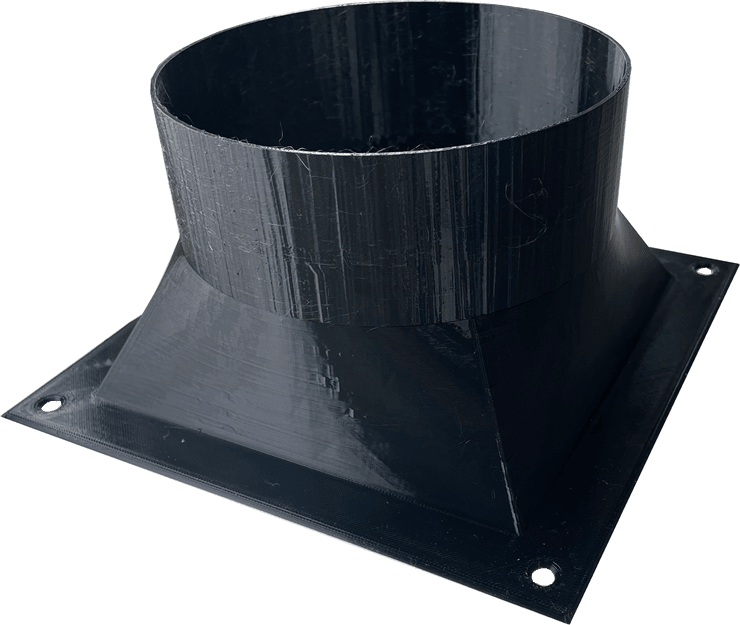 Wandanschluss für Abluftschlauch 150mm